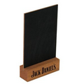 Maple Wood Countertop Chalkboard - 4w x 6h [1" square base]